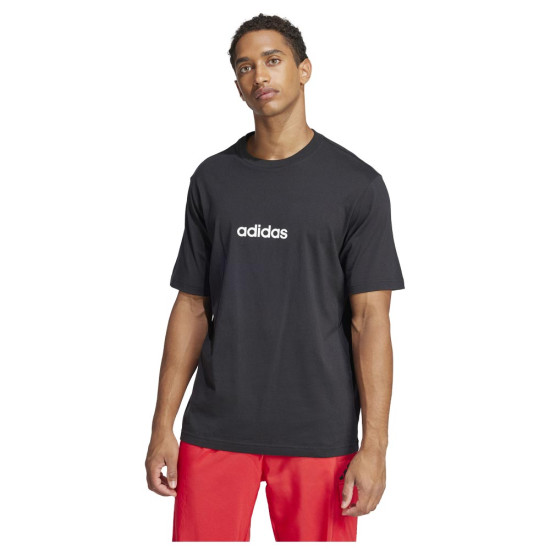 Adidas Ανδρική κοντομάνικη μπλούζα Linear Single Jersey Tee Adidas Ανδρική κοντομάνικη μπλούζα Linear Single Jersey Tee